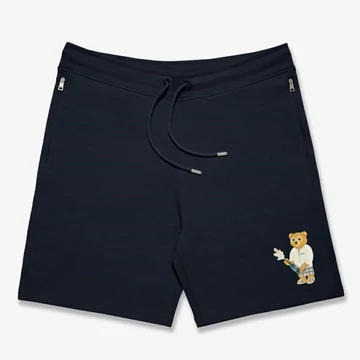 SS25 Embroidered Shorts Filou CXIV. - Navy blue