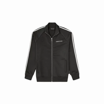 FW25 Tracksuit Jacket Oval Backprint Filou CXLVIII. - Black