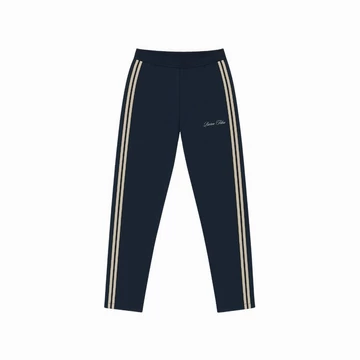 SS26 Oval Backprint Tracksuit Sweatpants Filou CLXVIII. CASA BARON - Navy blue