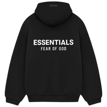 Fear of God Essentials Fleece Hoodie Black (2024)