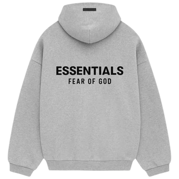 Fear of God Essentials Fleece Hoodie II Light Heather Grey (2024)