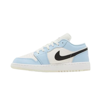 Jordan 1 Low Ice Blue Black (GS)