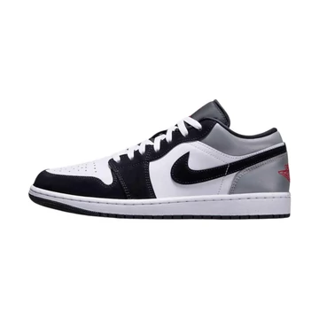 Jordan 1 Low SE White Fire Red Black Matte Silver