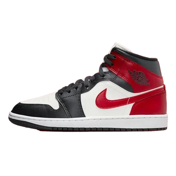Jordan 1 Mid Gym Red Off Noir (Women's)
