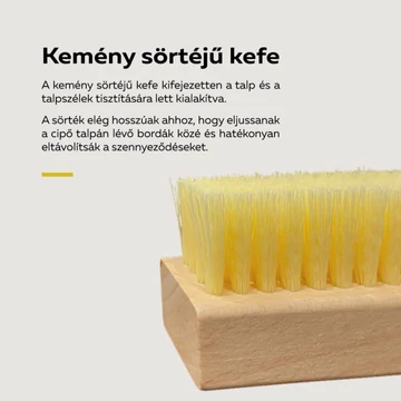 Erős Sörtéjű Fa Kefe