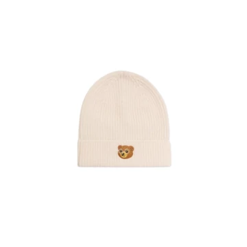 EXCLUSIVE MERINO BEANIE BARON FILOU – creamy vanilla