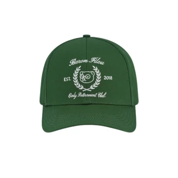 Baron Filou Embroidered Cotton Cap Early Retirement Club