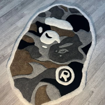 Grey Camo Rug