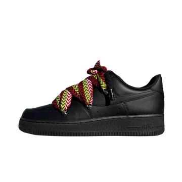 Nike Air Force 1 Low '07 Black / Lanvin Yellow Red Rope