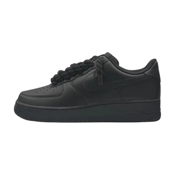 Nike Air force 1 Low Black Rope Lace