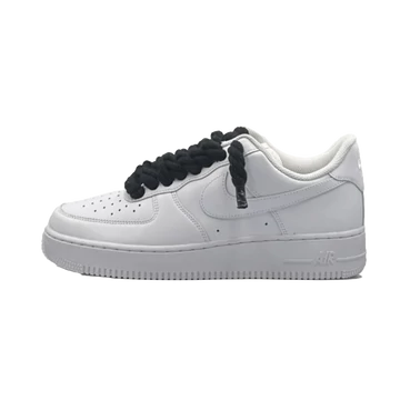 Nike Air Force 1 Low White Black Rope Lace