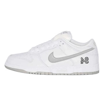 Nike SB Dunk Low Supreme 94 White Metallic Silver