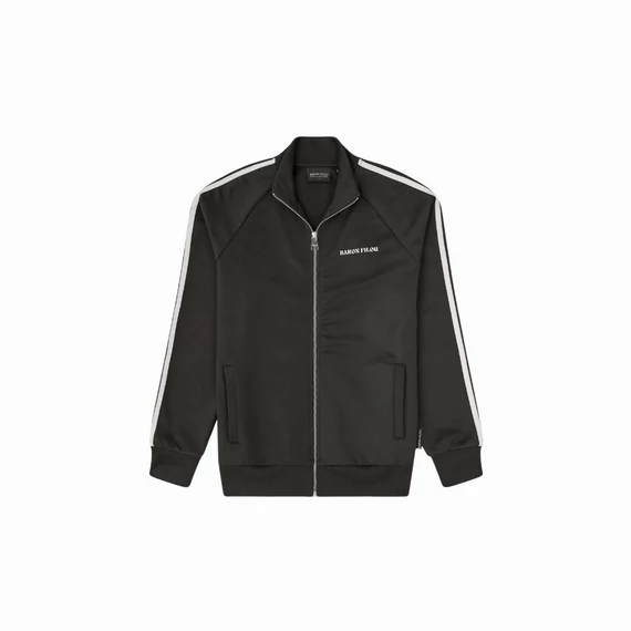 FW25 Tracksuit Jacket Oval Backprint Filou CXLVIII. - Black