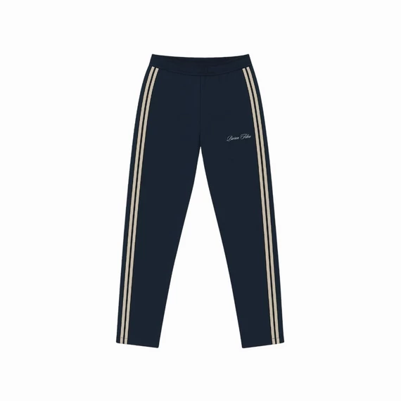 SS26 Oval Backprint Tracksuit Sweatpants Filou CLXVIII. CASA BARON - Navy blue
