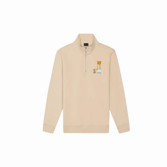 FW25 Half-Zip Filou CL. - Sand brown