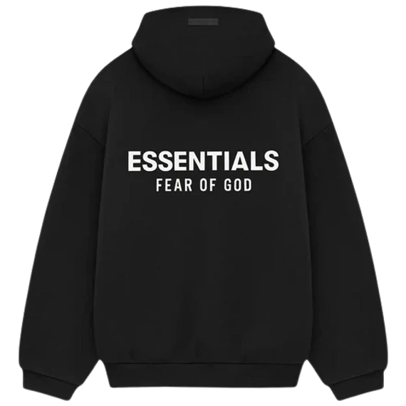 Fear of God Essentials Fleece Hoodie Black (2024)