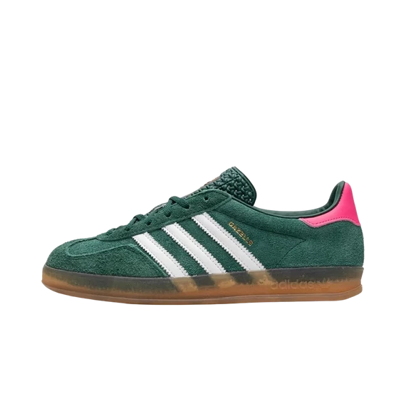 Adidas Gazelle Indoor Collegiate Green Lucid Pink (Women's)