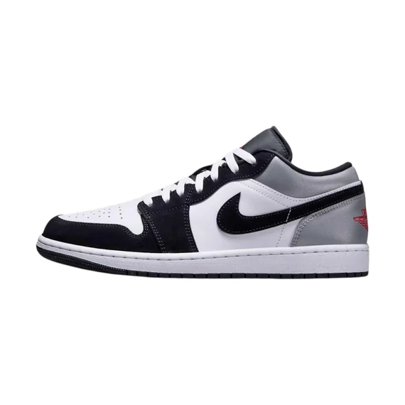 Jordan 1 Low SE White Fire Red Black Matte Silver