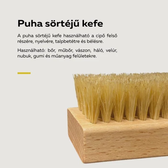 Puha Sörtéjű Fa Kefe