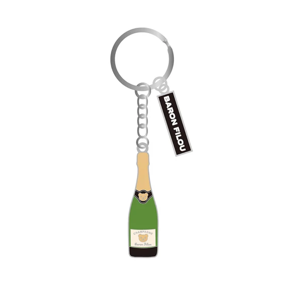 Keychain Baron Filou Champagne Bottle