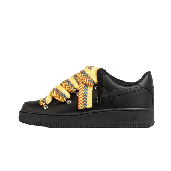 Nike Air Force 1 Low '07 Black / Lanvin Yellow Rope