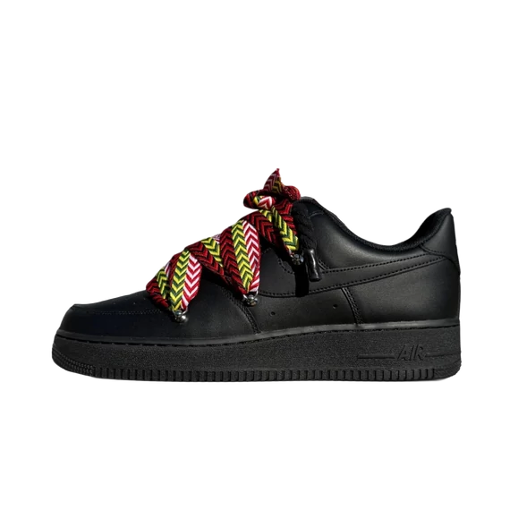 Nike Air Force 1 Low '07 Black / Lanvin Yellow Red Rope