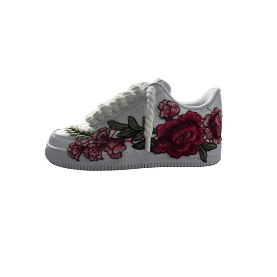 Nike Air Force 1 Low White Rose Rope Lace