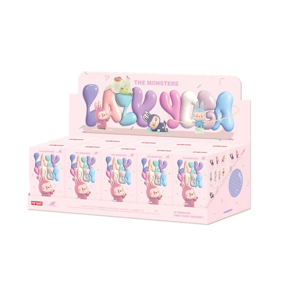 Pop Mart Labubu The Monsters Lazy Yoga Series Figures Mystery Box