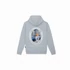 Kép 1/2 - FW25 Hoodie Oval Backprint Filou CXLIX. - Frosted blue
