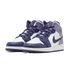 Kép 2/4 - Jordan 1 Mid White Sky J Purple (GS) - 38,5
