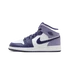 Kép 1/4 - Jordan 1 Mid White Sky J Purple (GS) - 38,5