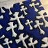 Kép 2/3 - Blue Cross Pattern Rug