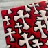 Kép 3/3 - Red Cross Pattern Rug