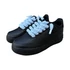 Kép 2/2 - Nike Air Force 1 Low 07 Black Baby Blue Rope Lace
