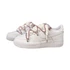 Kép 2/2 - Nike Air Force 1 Low 07 White Pink Crystal Double Rope Laces