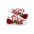 Kép 2/2 - Nike Air Force 1 Low White Red Rose Double Rope Lace