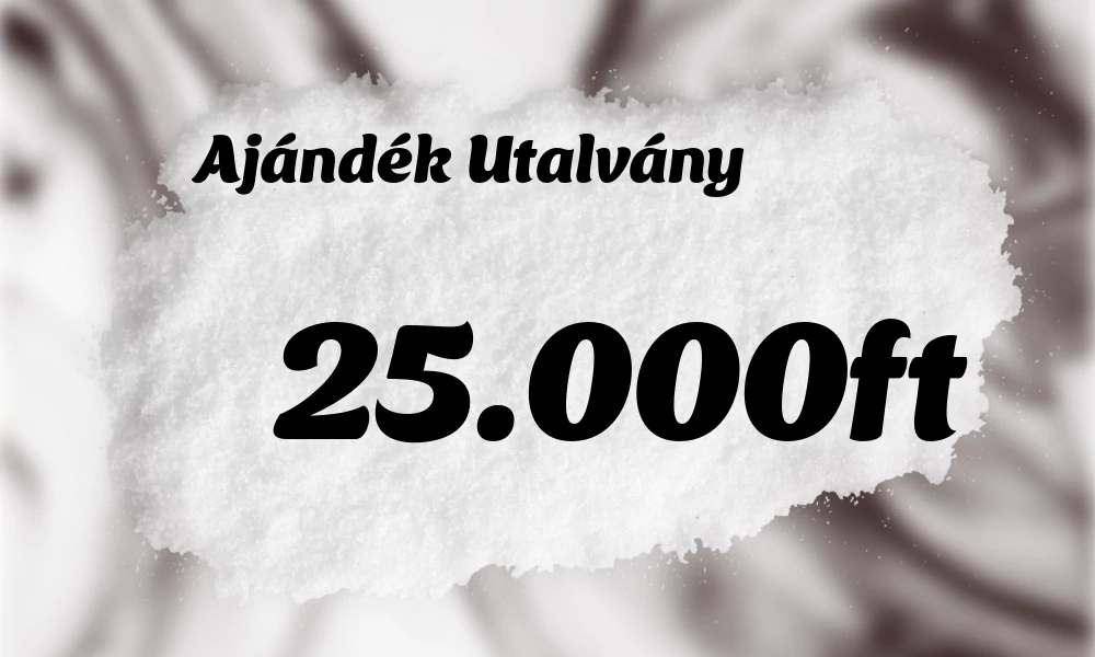 Ajándék Utalvány - 25.000ft