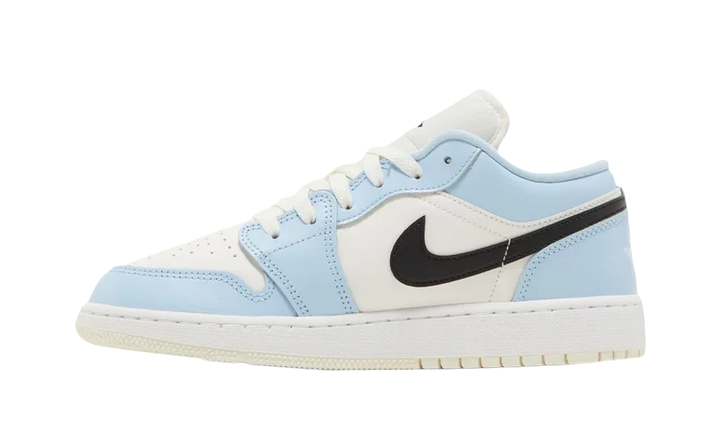Jordan 1 Low Ice Blue Black (GS)