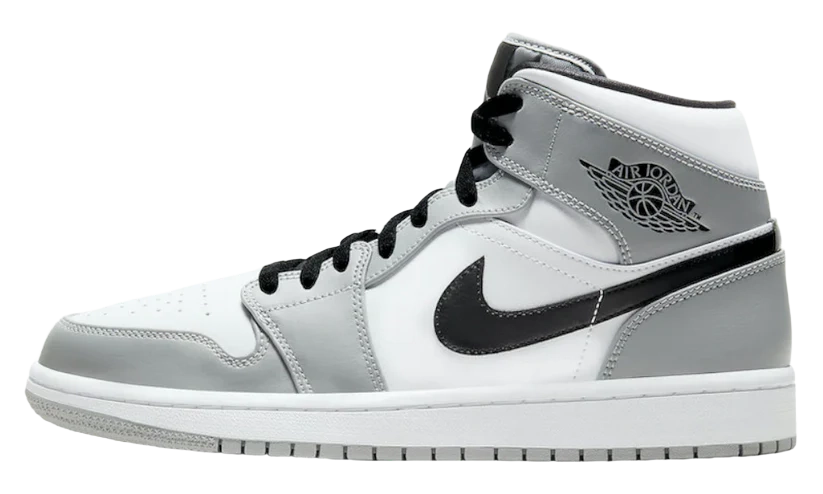 Jordan 1 Mid Light Smoke Grey