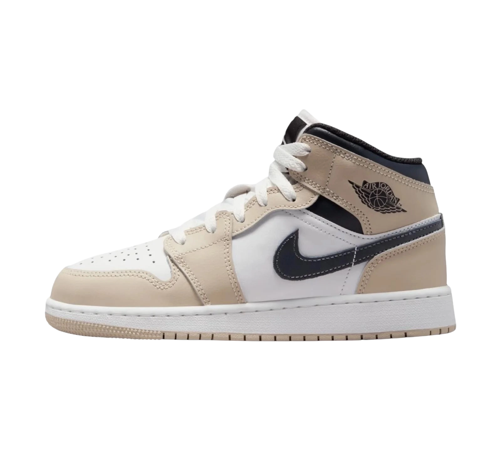 Air Jordan 1 Mid White Rattan