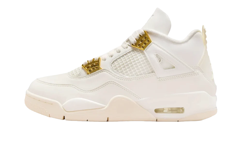 Jordan 4 Retro Metallic Gold (Women's)