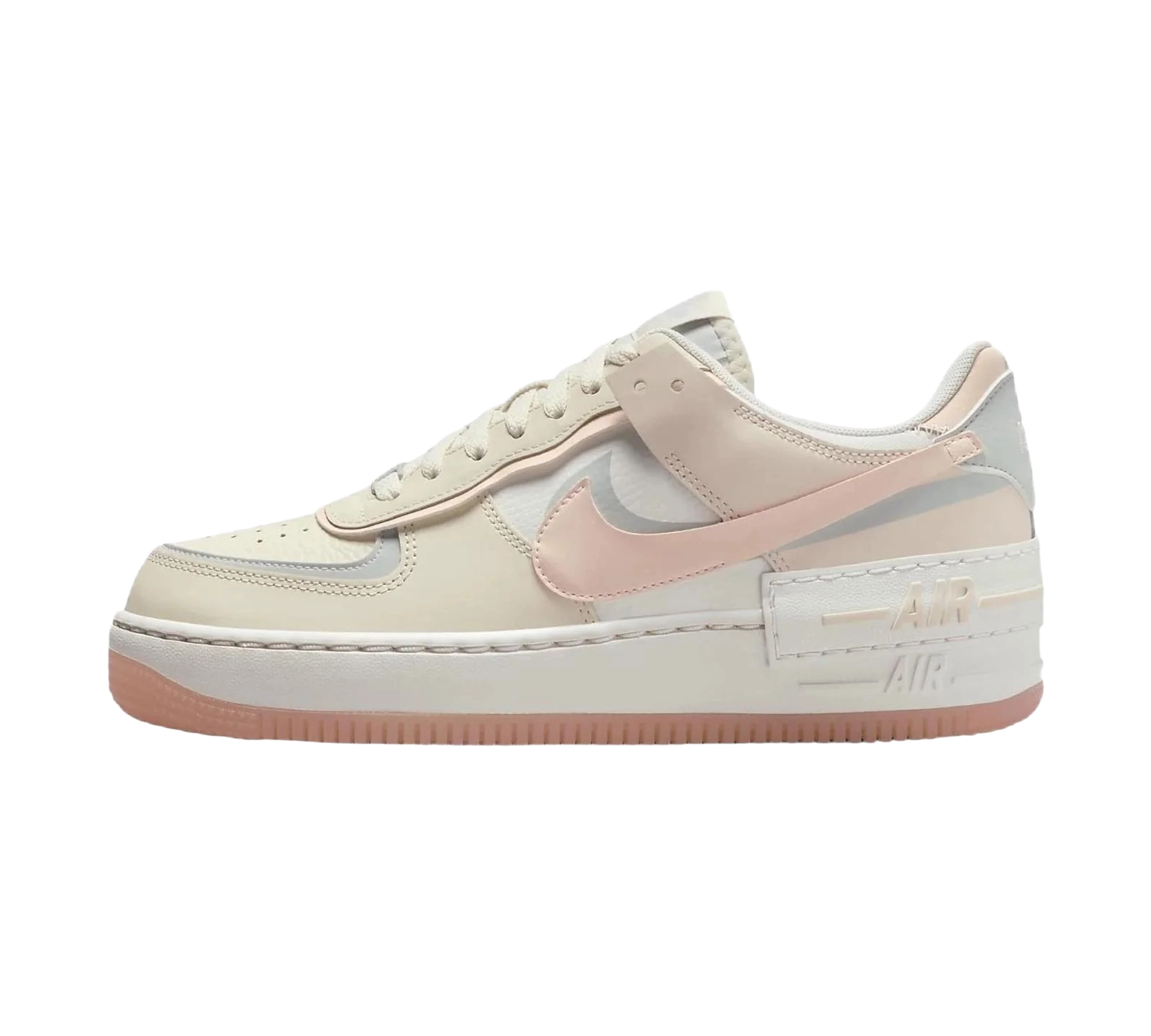 Nike Air Force 1 Low Shadow Coconut Milk Crimson Tint