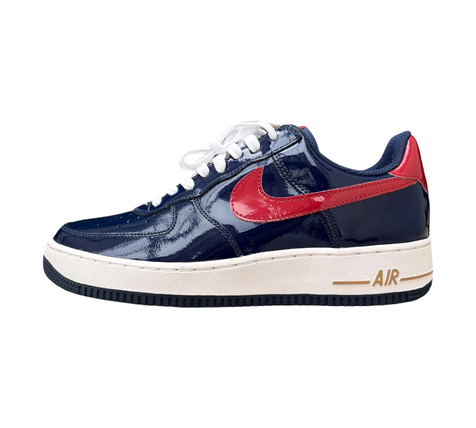 Nike Air Force 1 Varsity Crimson-Jersey Gold (2025)