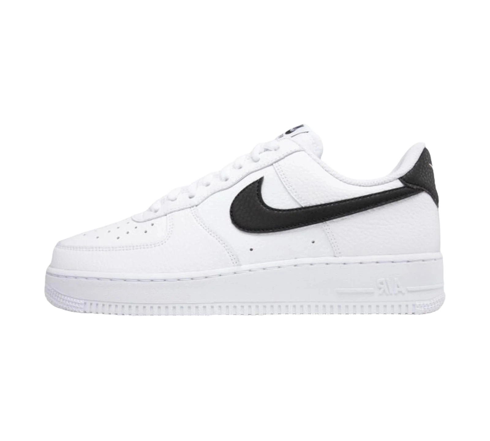 Nike Air Force 1 Low '07 White Black Pebbled Leather